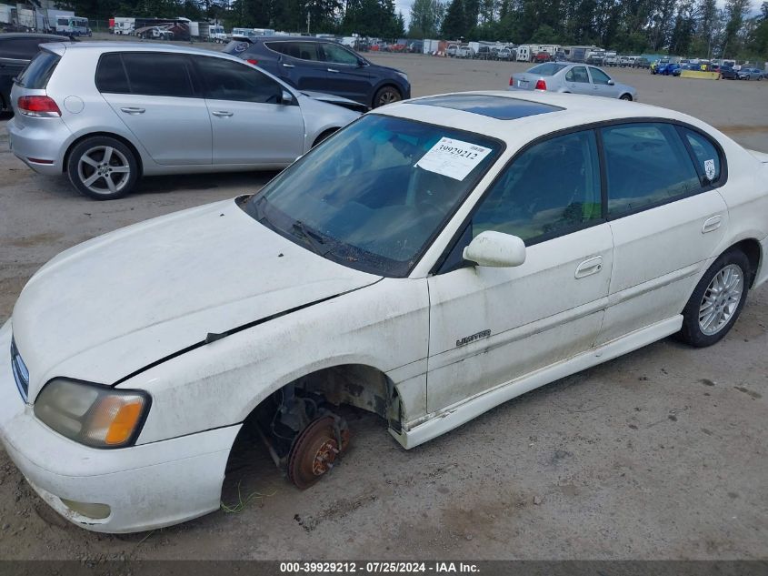 2000 Subaru Legacy Gt Limited VIN: 4S3BE6564Y7205611 Lot: 39929212