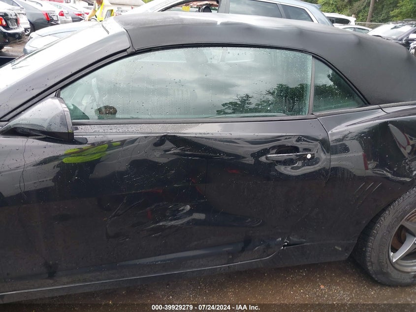 2015 Chevrolet Camaro Lt VIN: 2G1FD3D32F9247595 Lot: 39929279