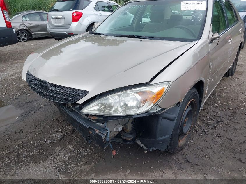 2003 Toyota Camry Le VIN: 4T1BE32K93U654871 Lot: 39929301