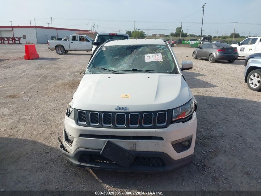 2019 Jeep Compass Latitude Fwd VIN: 3C4NJCBB9KT802877 Lot: 39929331