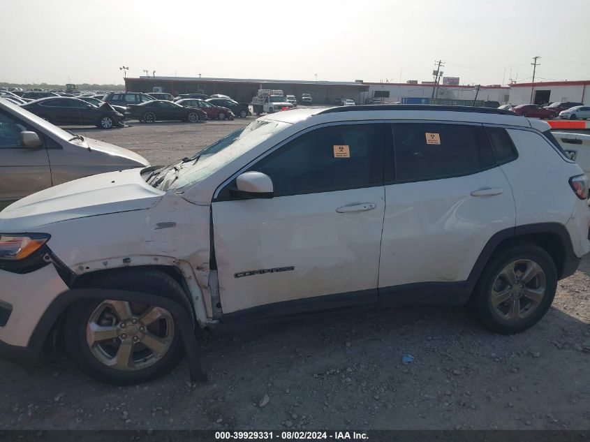 2019 Jeep Compass Latitude Fwd VIN: 3C4NJCBB9KT802877 Lot: 39929331