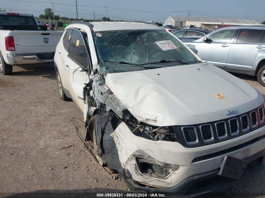 2019 Jeep Compass Latitude Fwd VIN: 3C4NJCBB9KT802877 Lot: 39929331