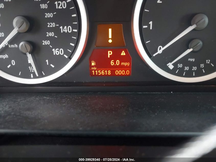 2007 BMW 530I VIN: WBANE73507CM56125 Lot: 39929340