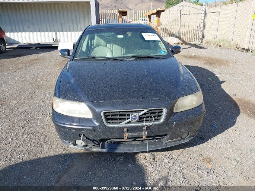 2007 Volvo S60 2.5T VIN: YV1RS592772632814 Lot: 39929360