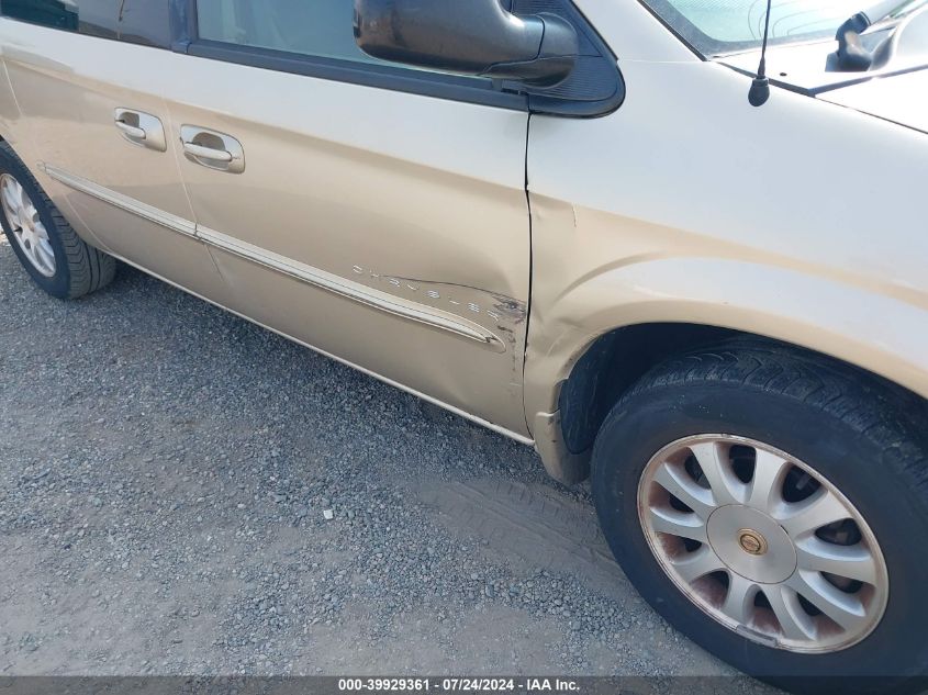 2001 Chrysler Town & Country Ex VIN: 2C8GP74L31R406271 Lot: 39929361