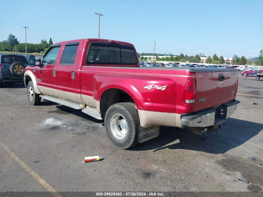 2001 Ford F-350 Lariat/Xl/Xlt VIN: 1FTWW33F21EB71363 Lot: 39929363