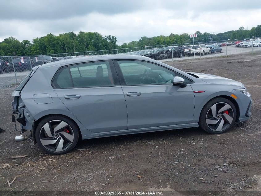 2022 Volkswagen Golf Gti 2.0T Se VIN: WVWN87CDXNW208414 Lot: 39929365