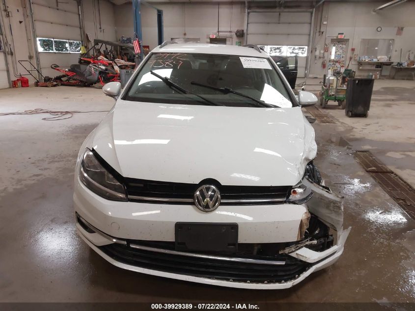 2018 Volkswagen Golf Sportwagen Tsi S VIN: 3VW717AU7JM755275 Lot: 39929389