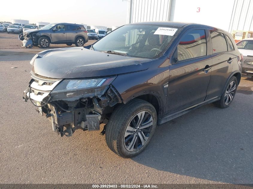 2020 Mitsubishi Outlander Sport 2.0 Es Awc VIN: JA4AR3AU4LU022877 Lot: 39929403