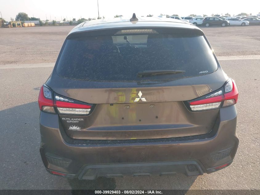 2020 Mitsubishi Outlander Sport 2.0 Es Awc VIN: JA4AR3AU4LU022877 Lot: 39929403