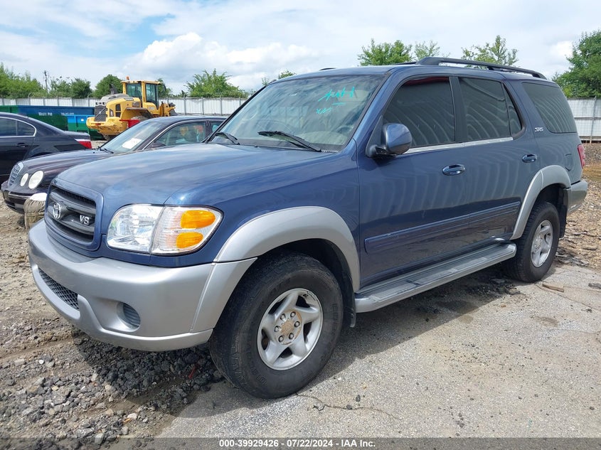 2001 Toyota Sequoia Sr5 V8 VIN: 5TDBT44A61S018673 Lot: 39929426