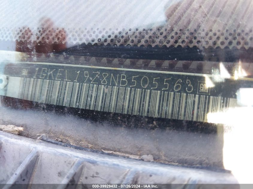 1992 GMC Safari Xt VIN: 1GKEL19Z8NB505563 Lot: 39929432