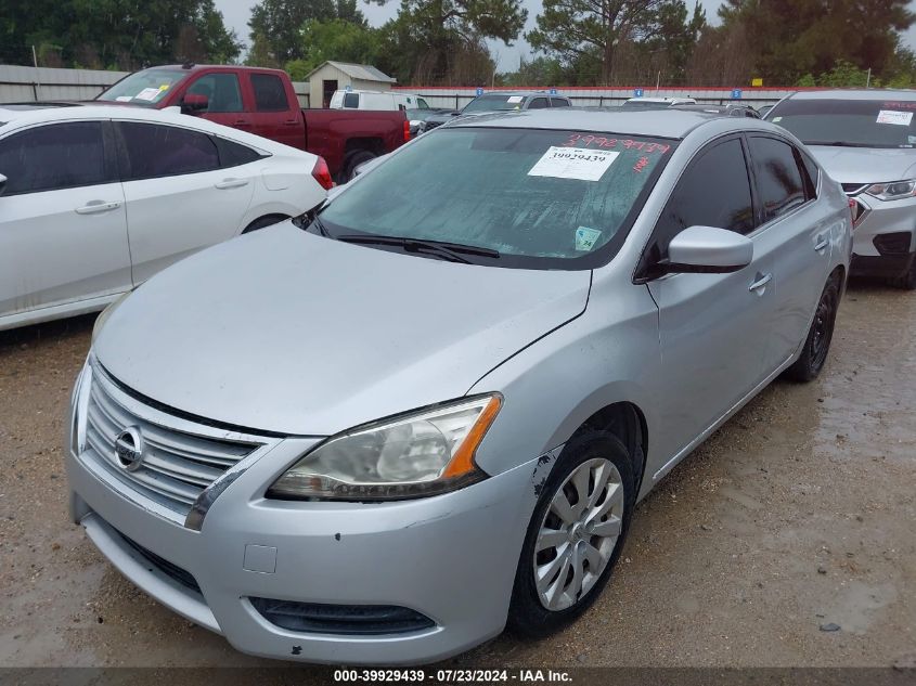 2015 Nissan Sentra Fe+ S/S/Sl/Sr/Sv VIN: 3N1AB7AP9FL655193 Lot: 39929439