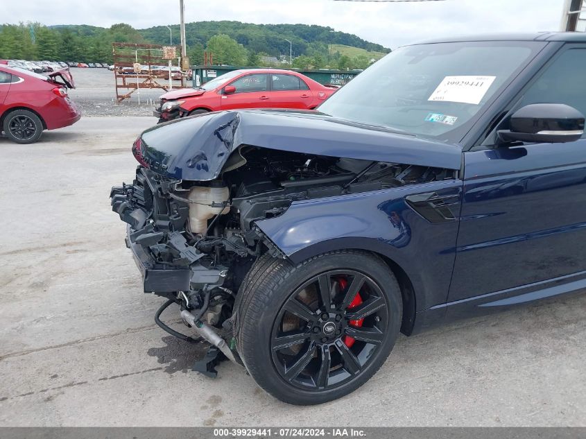 2019 Land Rover Range Rover Sport Hse Dynamic VIN: SALWV2SV1KA850399 Lot: 39929441