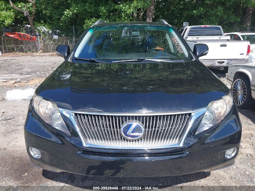 2010 Lexus Rx 450H VIN: JTJBC1BAXA2409959 Lot: 39929446