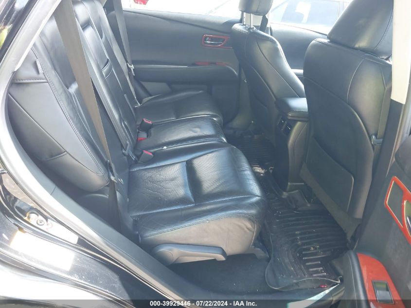 2010 Lexus Rx 450H VIN: JTJBC1BAXA2409959 Lot: 39929446