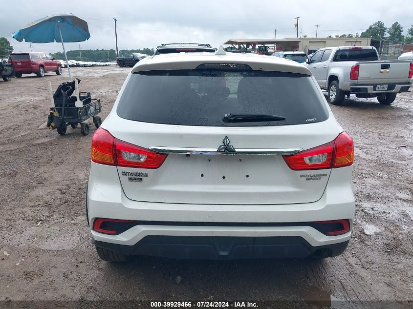 2019 Mitsubishi Outlander Sport Es/Se/Le/Sp VIN: JA4AR3AU0KU022535 Lot: 39929466