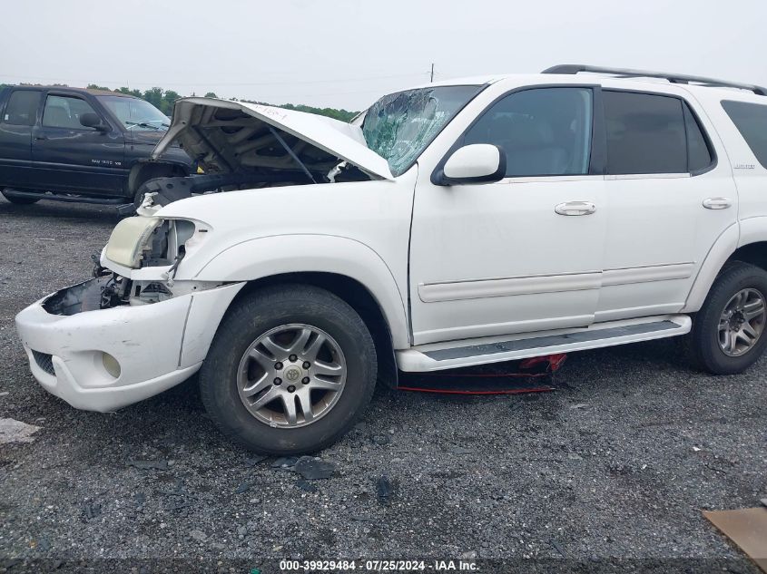 2004 Toyota Sequoia Limited VIN: 5TDZT38A14S234437 Lot: 39929484