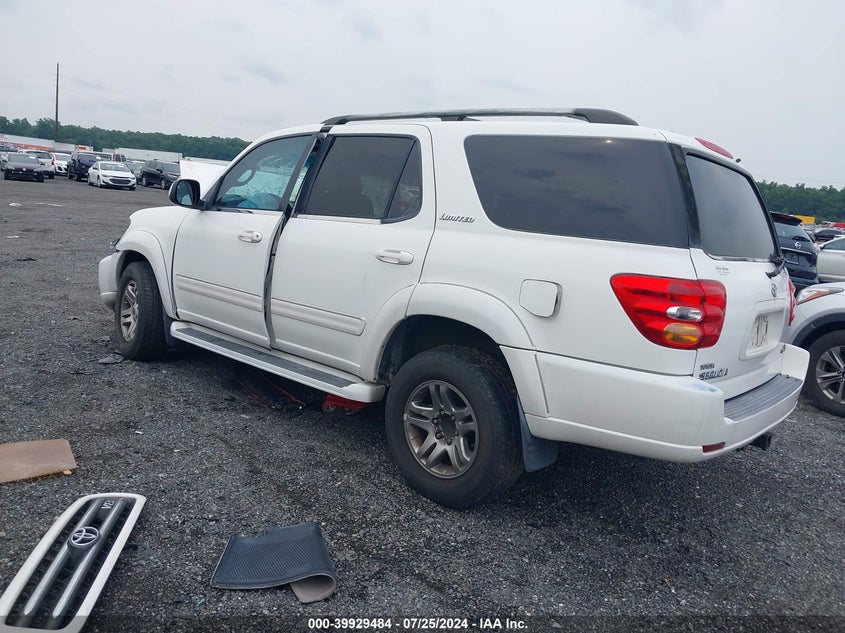 2004 Toyota Sequoia Limited VIN: 5TDZT38A14S234437 Lot: 39929484