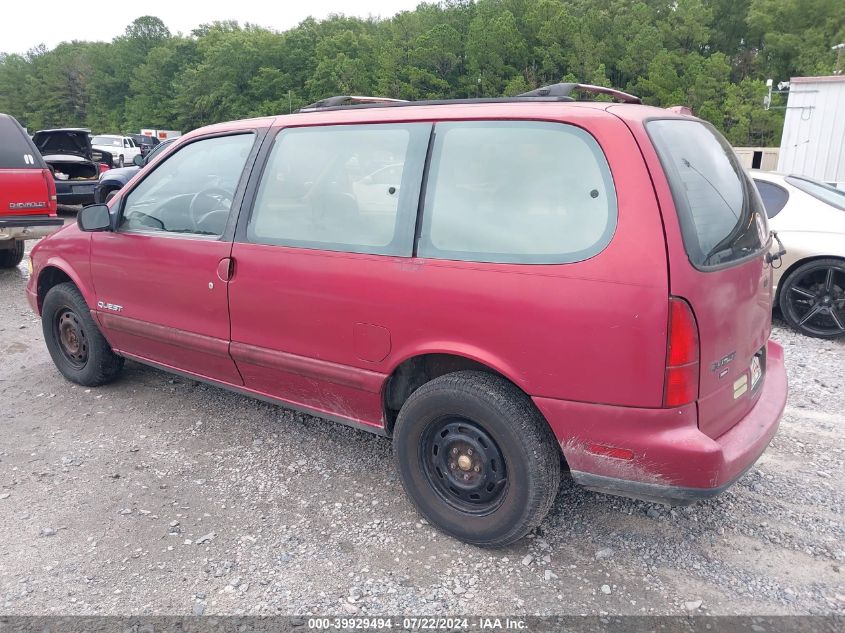 1995 Nissan Quest Xe/Gxe VIN: 4N2DN11W1SD849834 Lot: 40662464