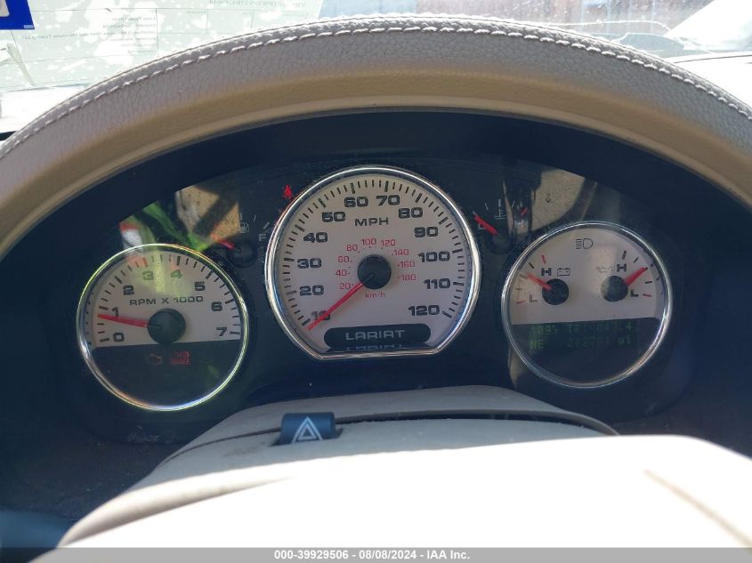 2007 Ford F-150 Lariat/Xlt VIN: 1FTPW12V17KC49644 Lot: 39929506