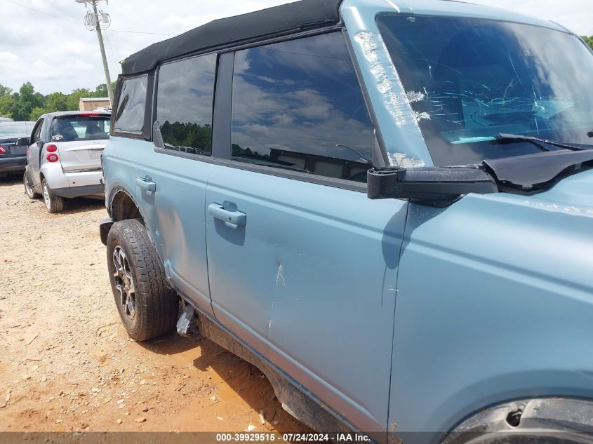 2023 Ford Bronco Outer Banks VIN: 1FMEE5DP0PLA90279 Lot: 39929515