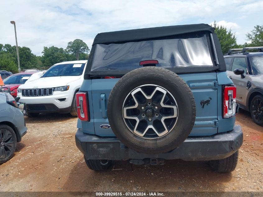 2023 Ford Bronco Outer Banks VIN: 1FMEE5DP0PLA90279 Lot: 39929515