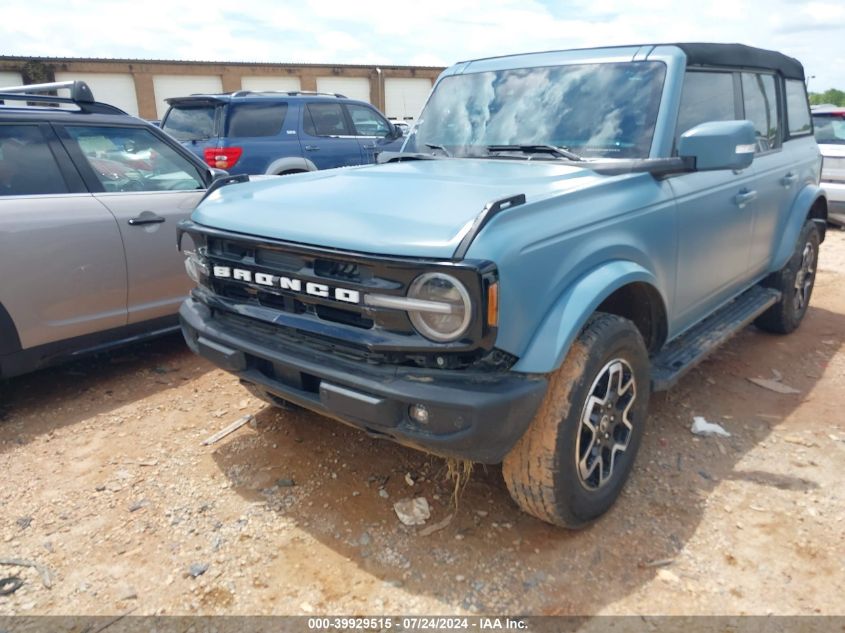 2023 Ford Bronco Outer Banks VIN: 1FMEE5DP0PLA90279 Lot: 39929515