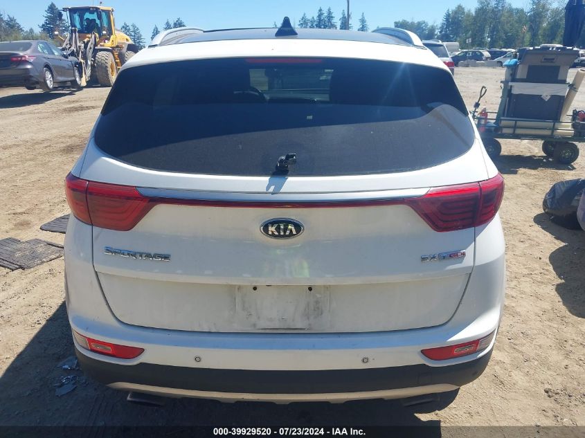 2017 Kia Sportage Sx Turbo VIN: KNDPRCA60H7240676 Lot: 39929520