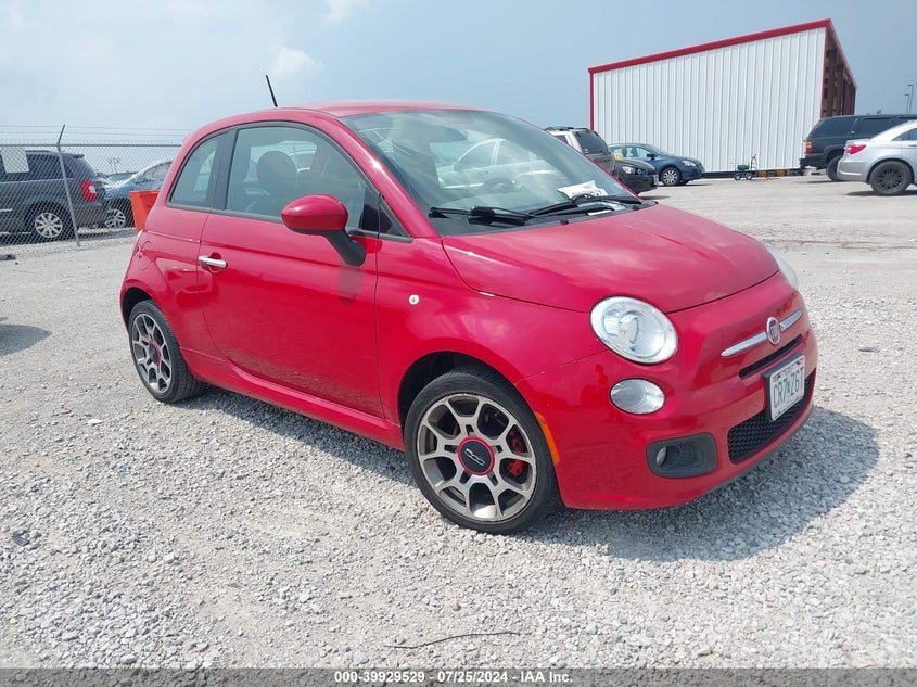 2015 Fiat 500 Sport VIN: 3C3CFFBR1FT741395 Lot: 39929529