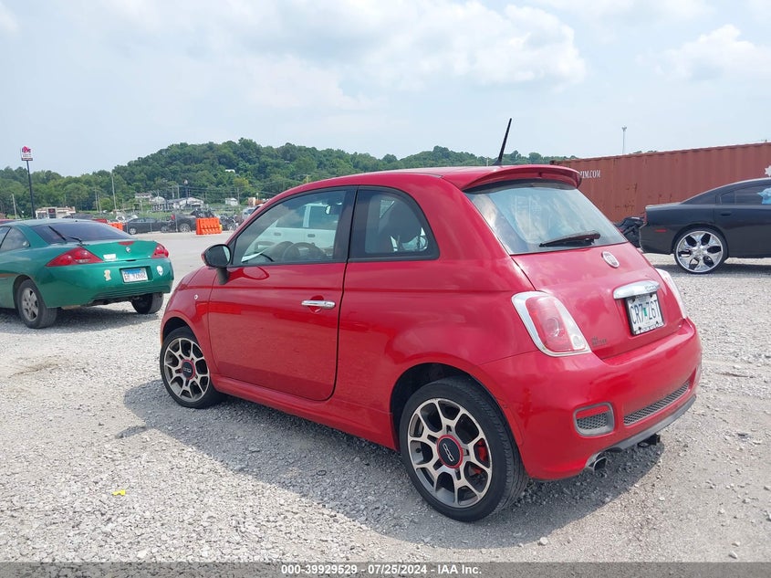 2015 Fiat 500 Sport VIN: 3C3CFFBR1FT741395 Lot: 39929529