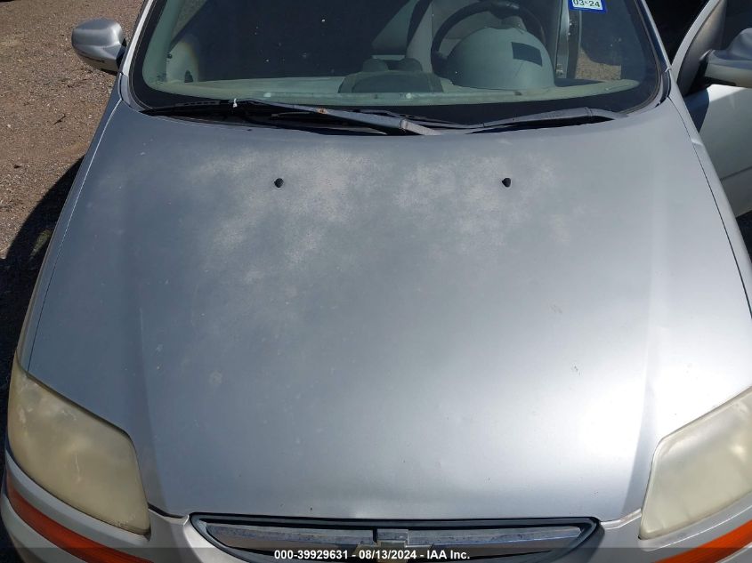 2004 Chevrolet Aveo VIN: KL1TD52644B200655 Lot: 39929631