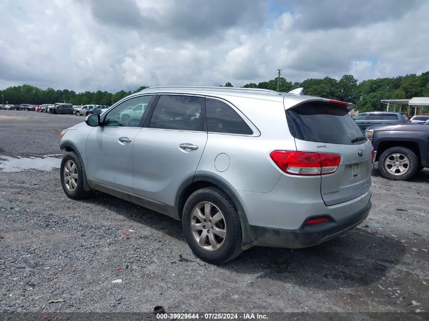 2016 KIA SORENTO 3.3L LX - 5XYPG4A57GG109572