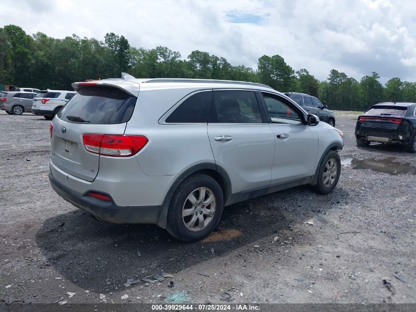 2016 KIA SORENTO 3.3L LX - 5XYPG4A57GG109572