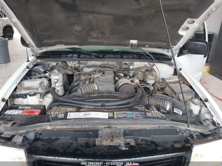 2003 GMC Sonoma Sl VIN: 1GTCS14HX38182115 Lot: 39929647