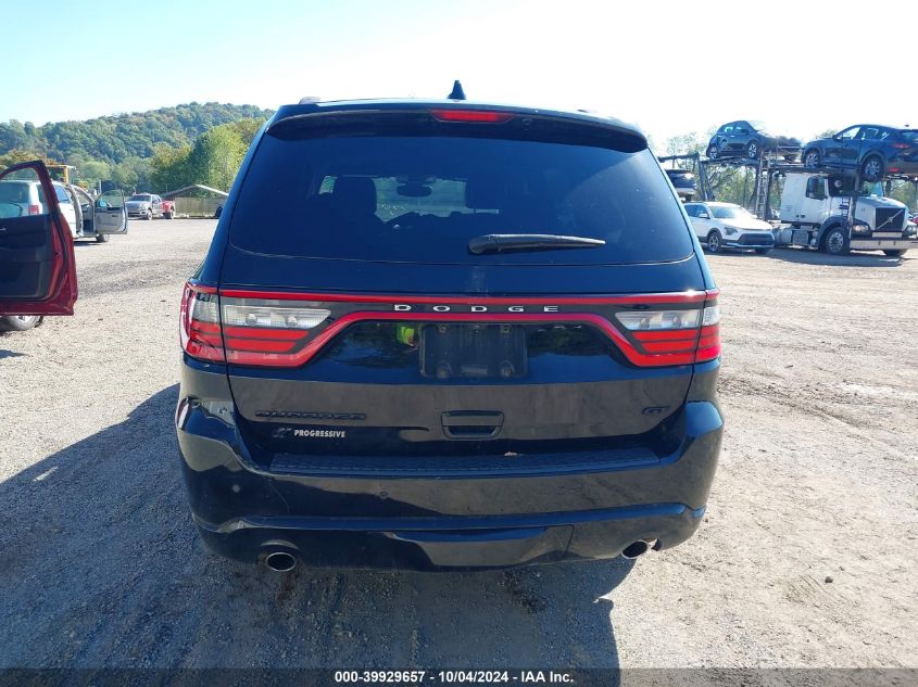 2018 Dodge Durango Gt Awd VIN: 1C4RDJDG4JC495960 Lot: 39929657