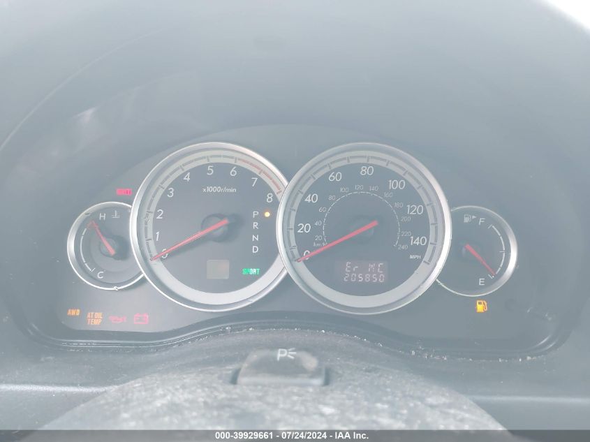 2005 Subaru Legacy 2.5I VIN: 4S3BL616857207580 Lot: 39929661