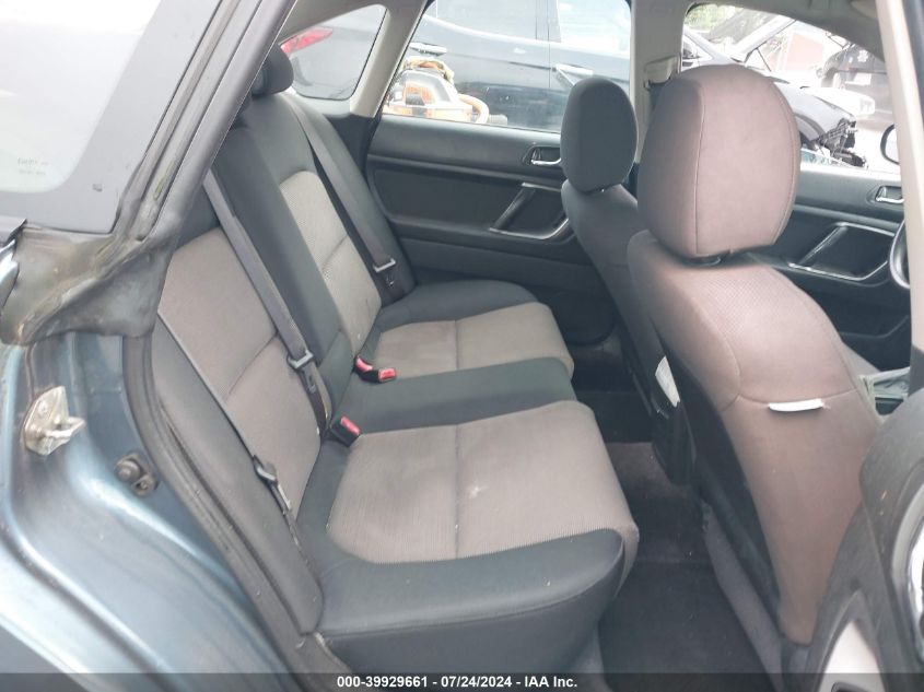 2005 Subaru Legacy 2.5I VIN: 4S3BL616857207580 Lot: 39929661