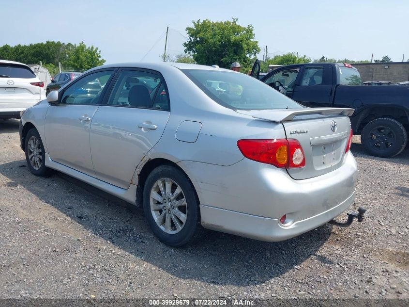 2T1BU40E99C171820 | 2009 TOYOTA COROLLA