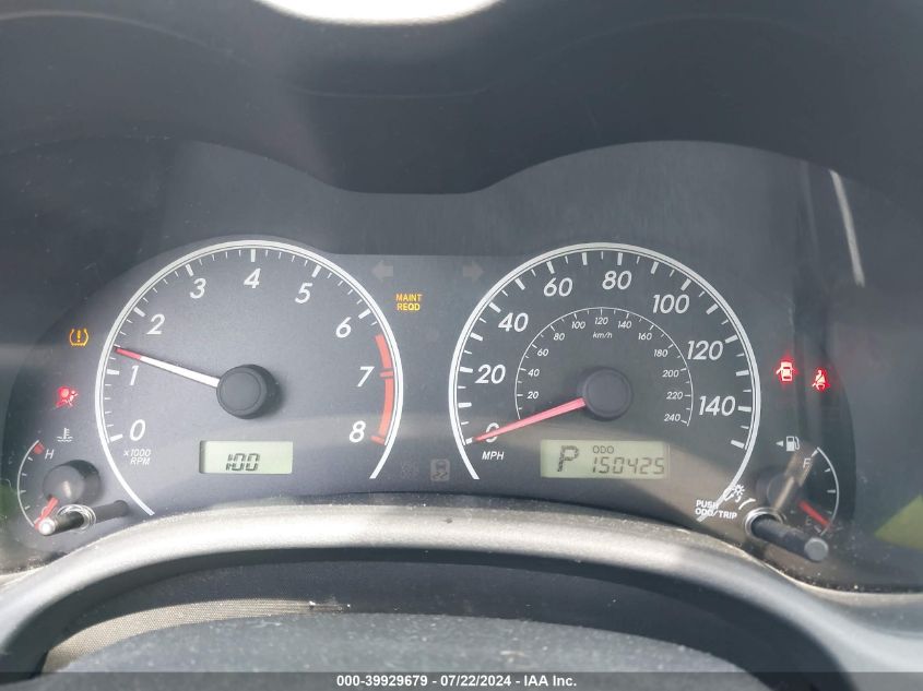 2009 Toyota Corolla S VIN: 2T1BU40E99C171820 Lot: 39929679