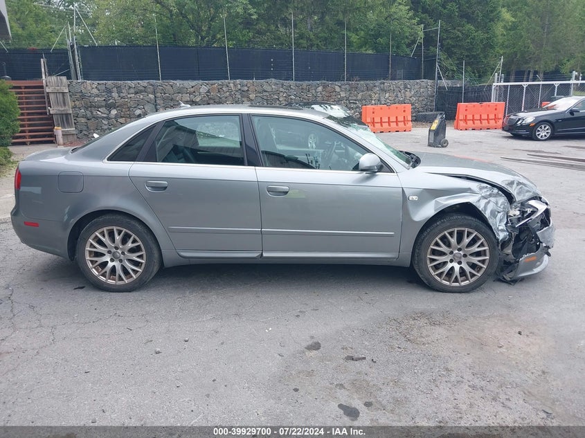 2008 Audi A4 2.0T/2.0T Special Edition VIN: WAUDF78E38A157713 Lot: 39929700