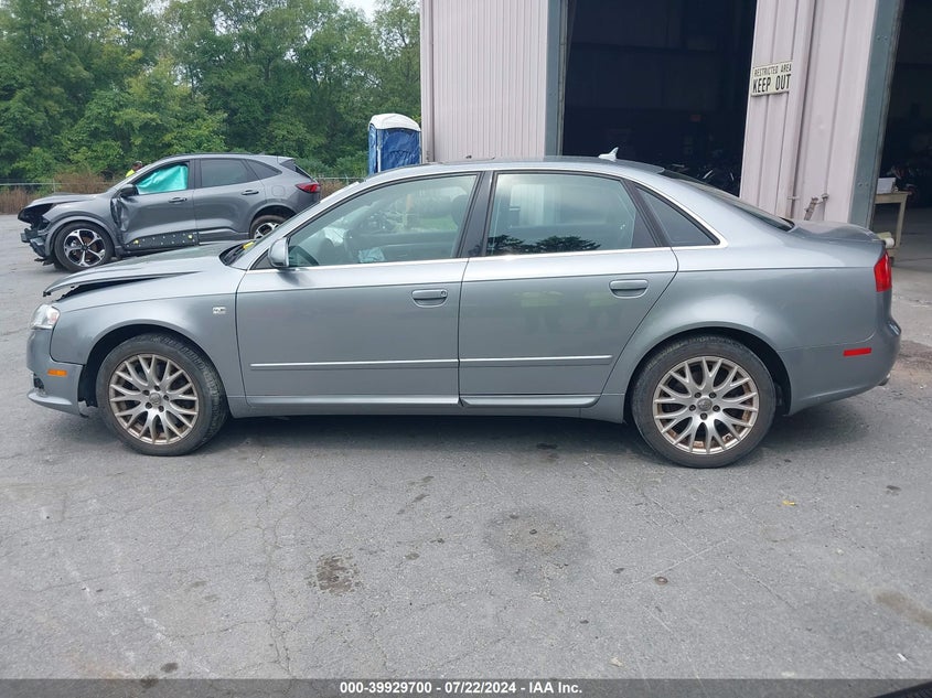 2008 Audi A4 2.0T/2.0T Special Edition VIN: WAUDF78E38A157713 Lot: 39929700