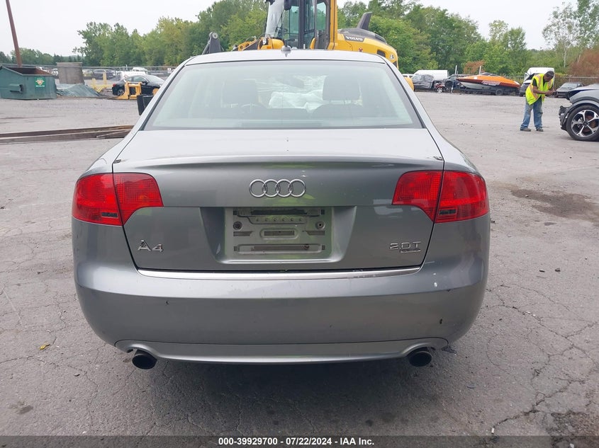 2008 Audi A4 2.0T/2.0T Special Edition VIN: WAUDF78E38A157713 Lot: 39929700