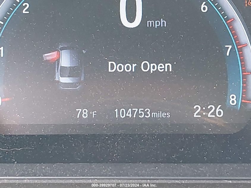 2020 Honda Civic Ex VIN: 19XFC1F31LE000707 Lot: 39929707