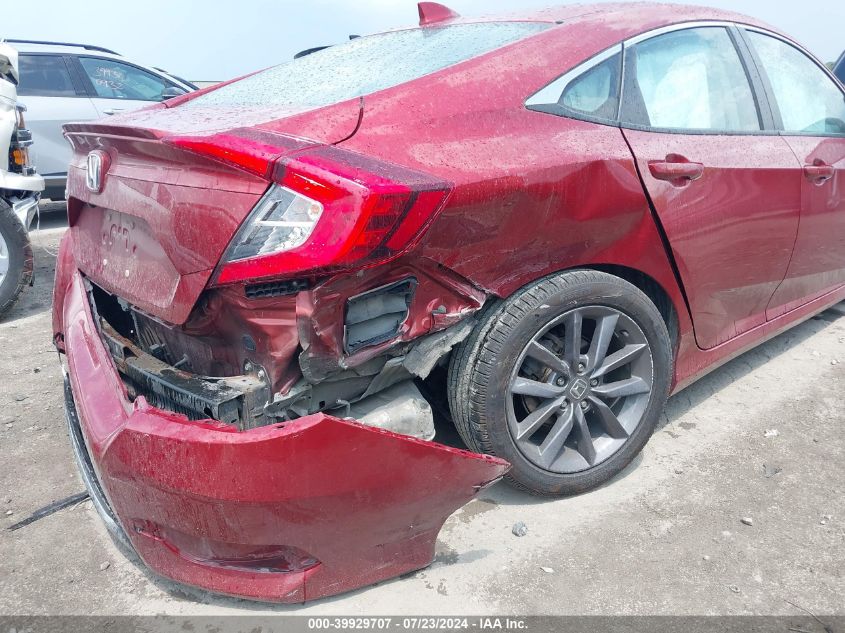 2020 Honda Civic Ex VIN: 19XFC1F31LE000707 Lot: 39929707