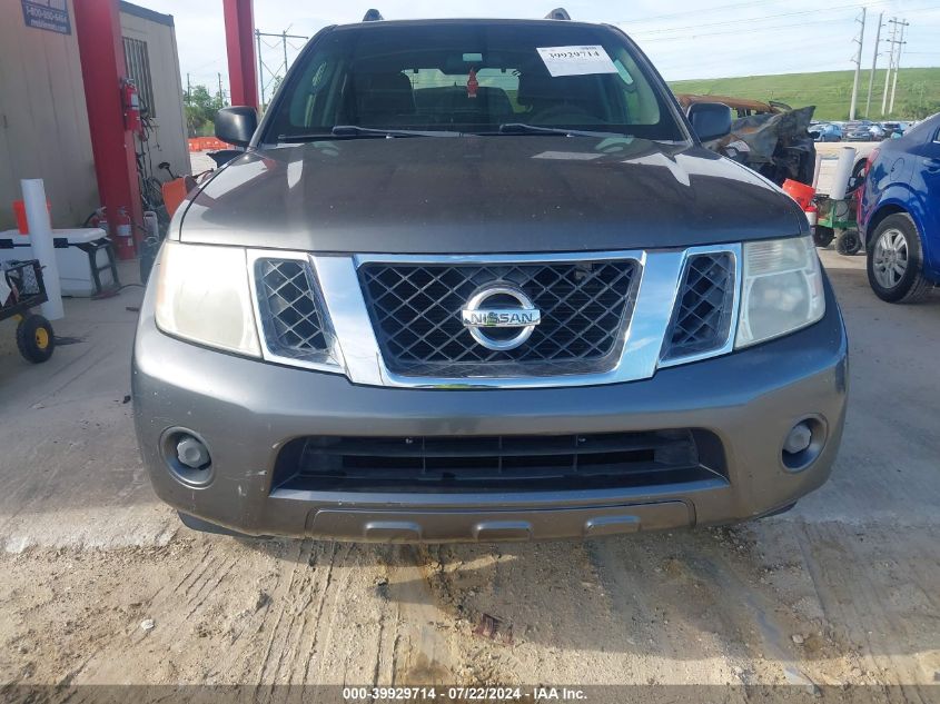 2008 Nissan Pathfinder S VIN: 5N1AR18UX8C640374 Lot: 39929714