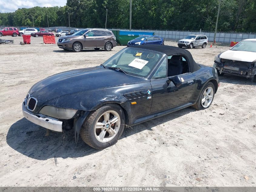 4USCH9342YLF87849 | 2000 BMW Z3