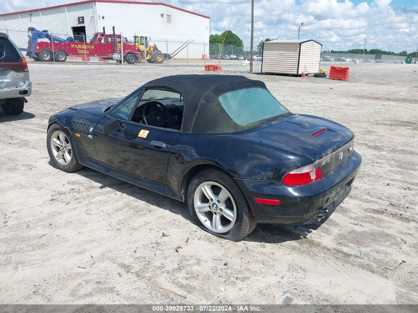 4USCH9342YLF87849 | 2000 BMW Z3