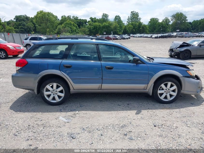 2008 Subaru Outback 2.5I/2.5I L.l. Bean Edition VIN: 4S4BP61C387310660 Lot: 39929754