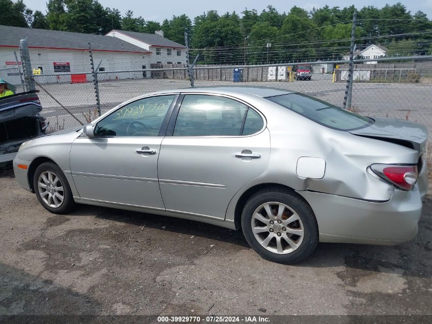 2003 Lexus Es 300 VIN: JTHBF30G23601914 Lot: 39929770